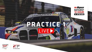 LIVE  Practice 1  Repco Bathurst 12 Hour  IGTC  Fanatec GT Australia [upl. by Sahpec21]