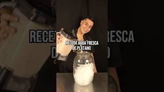 RECETA AGUA FRESCA DE PLÁTANO 🍌🥤 bebidas [upl. by Azriel]