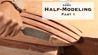 How to Start Modeling  The Basic Half Hull Modeling Process Part 1 [upl. by Cosmo]