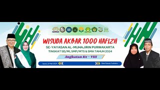 🔴WISUDA AKBAR 1000 HAFIZH  SEYAYASAN ALMUHAJIRIN PURWAKARTA TINGKATSDSMPMTS amp SMA TAHUN 2024 [upl. by Calypso811]