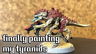 finally painting a tyranid from the leviathan box [upl. by Candi]