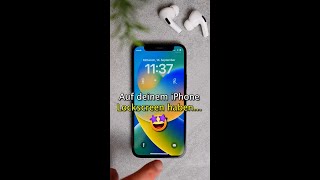 iPhone Bildschirm animieren mit iOS 16 😍🤫 [upl. by Aenneea]