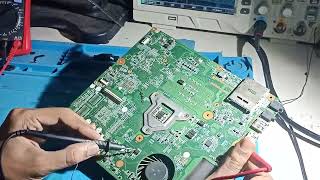 Acer Motherboard ZQS No Dc Reading Flactution 0025mA dead [upl. by Yrailih765]