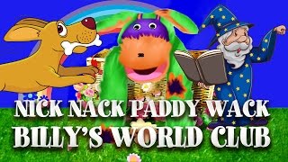 Counting to 10 Nursery Rhyme Nick Nack Paddy Wack from Billys World Club [upl. by Merat]