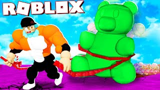 Is This CANDY Heavier Than PLANETS  Roblox Strongman Simulator [upl. by Nerred]