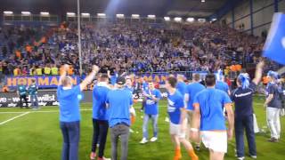 Relegation Rückspiel Arminia Bielefeld gegen SV98 am 19052014 [upl. by Aihsenek]