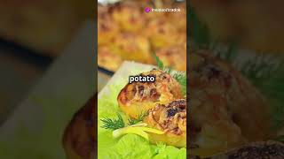 Cheesy Herb Stuffed Potatoes Recipe [upl. by Leid157]