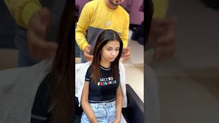 💆🏻‍♀️Best Keratin Hair Treatment done ✅ keratintreatment layeredhair hairstyle shorts [upl. by Arlen]