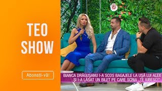 Teo Show 21062019  Bianca Dragusanu si Alex Bodi vacanta de lux in Singapore [upl. by Notyalc405]