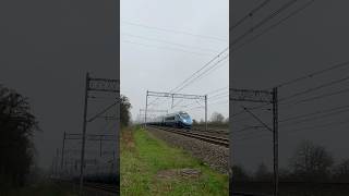 Pendolino goes by in Pruszcz Gdanski [upl. by Rehpotsrhc]