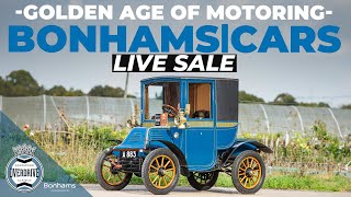 BonhamsCars The Golden Age of Motoring Sale  Live stream [upl. by Rebmak576]