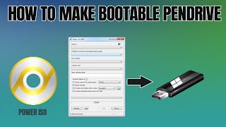 How To Make Bootable Pendrive Using Power ISOPower Iso Ke Help Se Bootable Pendrive Banana Shike [upl. by Neeleuqcaj]