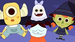 10 Little Monsters In The Bed  Kids Halloween Song  Nursery Rhymes amp Kids Songs [upl. by Fechter]