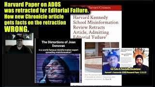 Harvard Paper retracted for Editorial Failure How new article gets facts on the retraction WRONG [upl. by Flint]