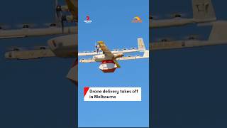 Drone delivery takes off in Melbourne [upl. by Ttekcirc]