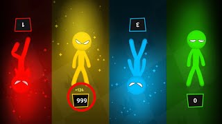 999 Stickman Random Party  Stickman Party 1 2 3 4 Player 2024  D  YAN [upl. by Alamac]