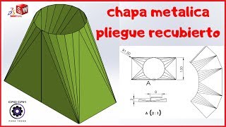 👍CHAPA METALICA EN SOLIDWORKS 6👀 2019 [upl. by Norbie]