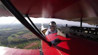 1st time landing the Fokker on pavement [upl. by Nakasuji]