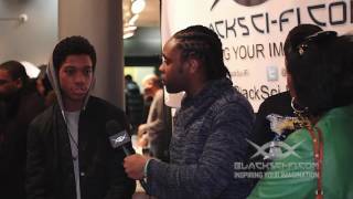 Black SciFi TV Shawn on the Street SOS  2016 Black Comic Book Festival part 1 [upl. by Yduj]