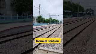 14701 Aravali Express at Renwal railway station shorts youtubeshorts [upl. by Boys]