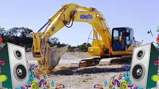 Excavator Song For Kids  Diggers Construction Vehicles Music Video for Children [upl. by Lindley261]