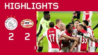 Highlights  Ajax  PSV  Eredivisie  DEBUT HALLER [upl. by Delanie]