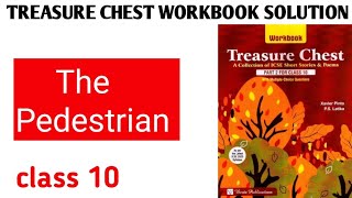 class 10 Treasurechest shortstories beeta publication workbook solutions  The Pedestrian [upl. by Areivax]