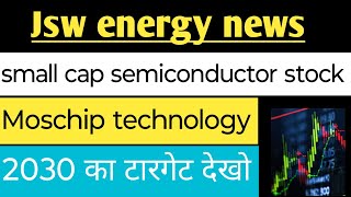 jsw energy share latest news  moschip technology share latest news  jswenergy [upl. by Ijneb]