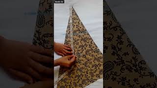 Bell Sleeves Cutting PART 1 shorts youtubeindia needlegirl [upl. by Ahker580]