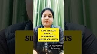 Side effects of I pill I Emergency contraception pregnancycare [upl. by Wadsworth]