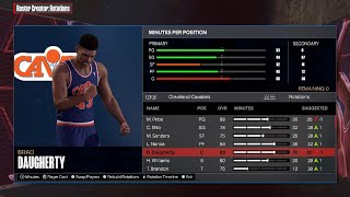 NBA 2K24 Cleveland Cavaliers 199192 classic team PS5 Jordan Era Roster [upl. by Kered]