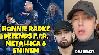 Ronnie Radke Defends Hate for Falling in ReverseMetallica amp Eminem fallinginreverse [upl. by Ailam]