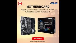 🚀 Build Your PC with ASUS PRIME H570MPLUS 🚀 motherboard compudevices [upl. by Tedmann]