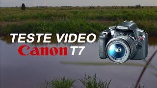 CANON T7 VIDEO TESTE  FullHD [upl. by Dovev706]