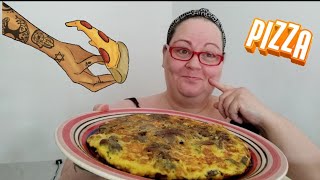 MANGIO UNA PIZZA GIGANTE E VI SPIEGO PERCHE NON FACCIO VIDEO [upl. by Angus823]