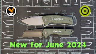 New CIVIVI Knives for June 2024  Regulatron amp ExOne [upl. by Annaoj734]