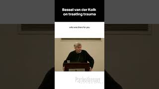 besselvanderkolk psychotherapy trauma traumainformed traumahealing [upl. by Anailuy254]