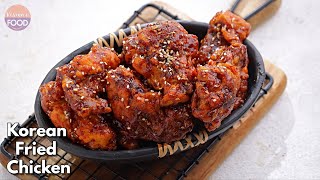 ప్రతీ ఇంట్లో ఉండే వాటితో KFCని తలదన్నే చికెన్ IndoKorean style Korean Fried Chicken VismaiFood [upl. by Ziza944]