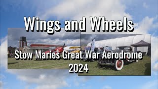 Stow Maries Great War Aerodrome  Wings and Wheels 2024 [upl. by Cordier136]