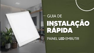 Como instalar um painel de embutir [upl. by Yorick]