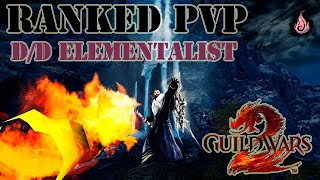 GW2  Ranked sPvP Season 43  Core DD Elementalist  Rank 85 NA  High Rate Match [upl. by Ahserkal]