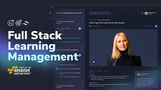 Build a Nextjs Learning Management App  AWS Docker Lambda Clerk DynamoDB ECR S3 Shadcn Node [upl. by Arahs170]