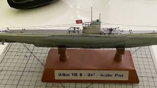 Uboot VII B U47 Günther Prien Scapa Flow papel Papercraft Uboot lead [upl. by Sesiom]