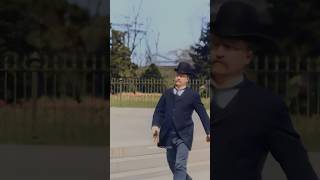 Theodore Roosevelt in 1897  Restored Footage [upl. by Cynara502]