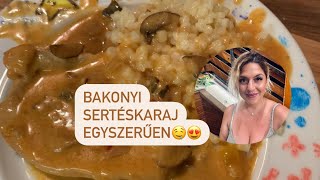 ÍZLETES BAKONYI SERTÉSKARAJ AHOGY MI SZERETJÜK 🤤❤️😍 [upl. by Eninej]