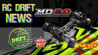 RC Drift News  NEW Yokomo MD 20  RWD Drift Chassis [upl. by Adiam75]