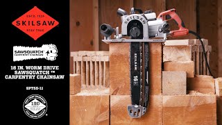 HUGE New Skilsaw Carpentry Chainsaw Makes Cutting Easier Than Ever [upl. by Nyletak99]