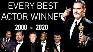 OSCARS  Best Actor 20002020  TRIBUTE VIDEO [upl. by Sandler]