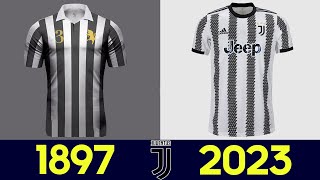 Levoluzione della divisa da calcio della Juventus 202223  Tutte le maglie Juventus nella storia [upl. by Atok]