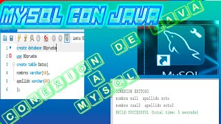 conexion de MYSQL con JAVA [upl. by Eiramllij]